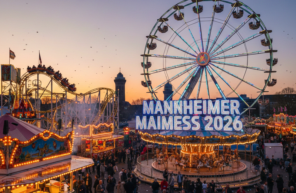 Mannheimer Mai Mess 2026 Jahrmarkt